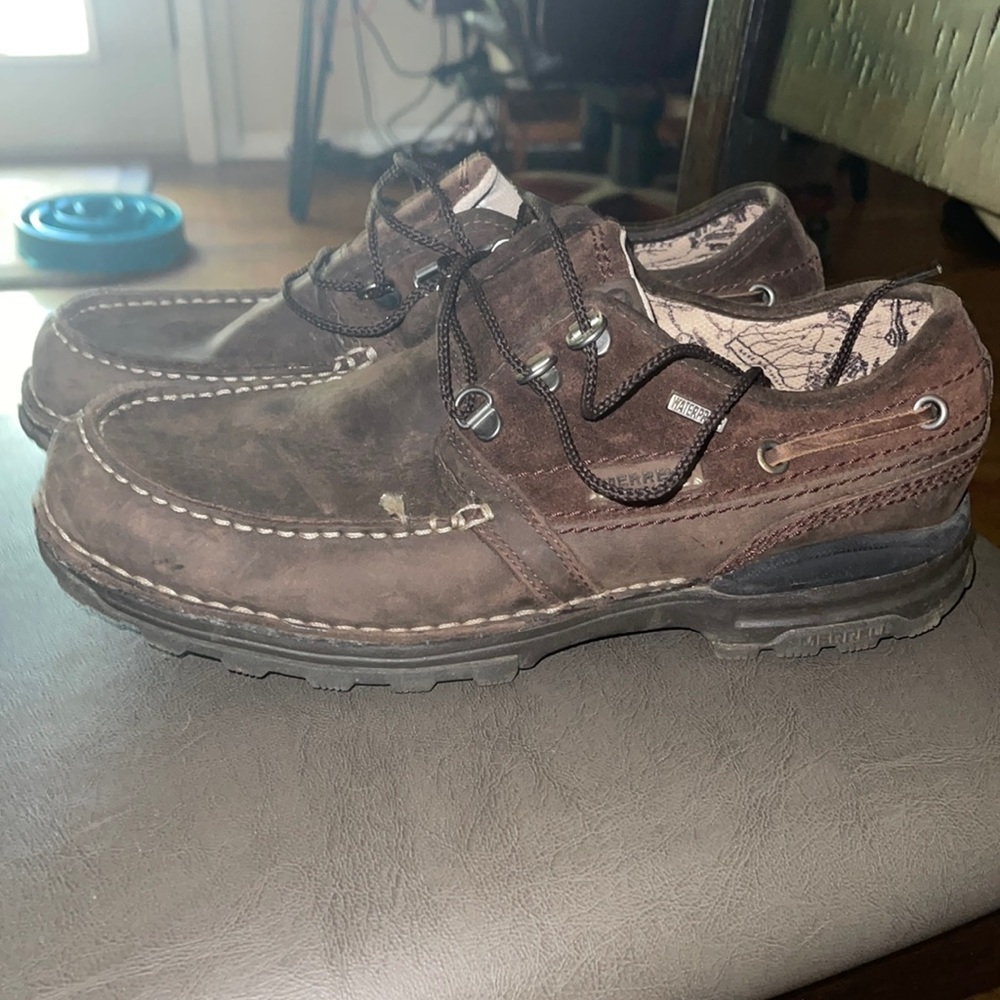 Merrell Waterproof Boat Shoes Leather
